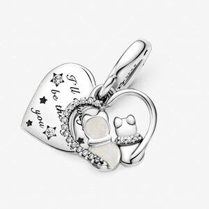 Pandora Cats & Hearts Dangle Charm